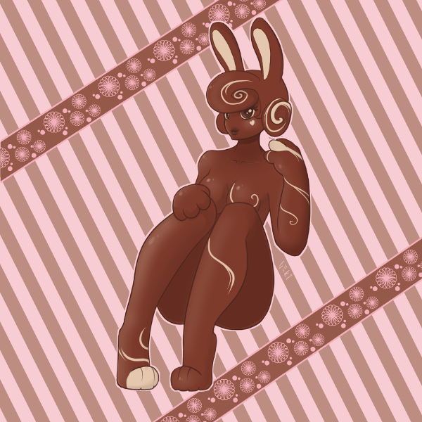 Regenerating Chocolate Bunny Girl